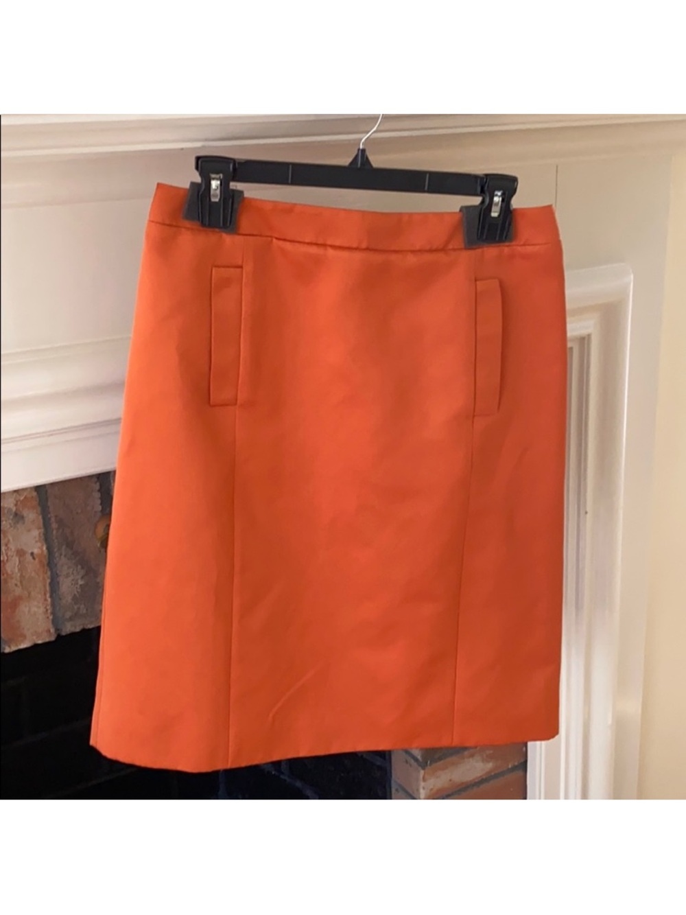 Bottega Veneta Bright Orange Pencil Skirt